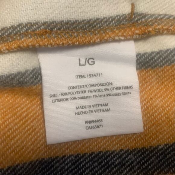 HFX Women's Heavy Flannel Plaid Shirt Jacket Large - Picture 8 of 10